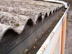 Dach aus Asbestzement (Foto: Landesagentur für Umwelt)