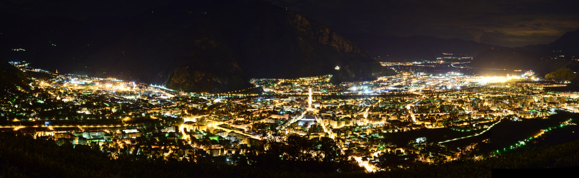 Öffentliche Außenbeleuchtung und Lichtverschmutzung in Südtirol