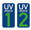 UV index 1-2