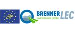 Logo des EU-Projektes BrennerLEC und des Programms Life