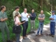 LR Pichler Rolle im Gespräch mit BM Thomas Schuster (rechts neben Pichler Rolle), den betroffenen Bauern, den Vertretern der Forstabteilung und der Naturparkverwaltung