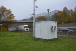 Die Luftmessdaten in Tirol und Südtirol sind vergleichbar, so das Fazit des heutigen Lokalaugenscheins. Im Bild die Messstation an der Inntalautobahn in Vomp/Tirol.