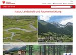 Screenshot der neuen Webseite Natur, Landschaft und Raumentwicklung./Foto LPA